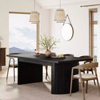 Bureau de direction extra-long de 199,90 cm avec double piètement en bois