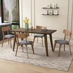 Christopher Knight Home Hugh Upholstered Fabric Rubberwood Dining Chair (Set of 4)