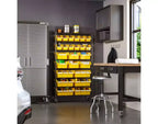 Unité de stockage en acier à 8 niveaux et 24 bacs, 91,4 cm x 36,2 cm x 161,3 cm