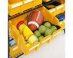 Unité de stockage en acier à 8 niveaux et 24 bacs, 91,4 cm x 36,2 cm x 161,3 cm