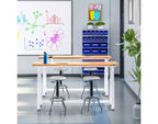 Unité de stockage en acier à 8 niveaux et 24 bacs, 91,4 cm x 36,2 cm x 161,3 cm