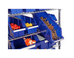 Unité de stockage en acier à 8 niveaux et 24 bacs, 91,4 cm x 36,2 cm x 161,3 cm