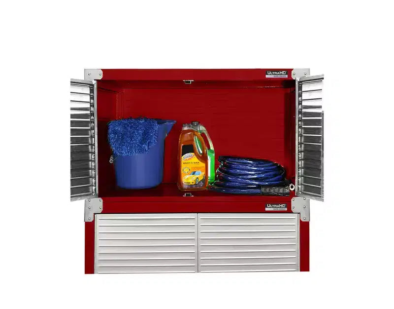 Armoire supérieure empilable en acier, 30" x 18" x 18,5", portes anti-traces de doigts