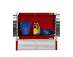 Armoire supérieure empilable en acier, 30" x 18" x 18,5", portes anti-traces de doigts