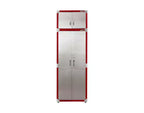 Armoire supérieure empilable en acier, 30" x 18" x 18,5", portes anti-traces de doigts