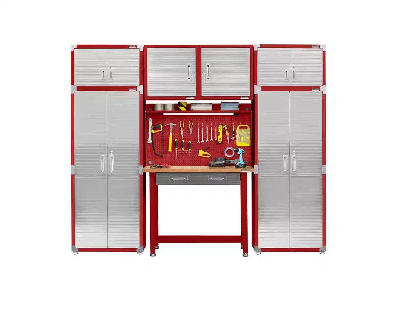 Armoire supérieure empilable en acier, 30" x 18" x 18,5", portes anti-traces de doigts