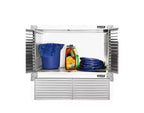 Armoire supérieure empilable en acier, 30" x 18" x 18,5", portes anti-traces de doigts