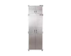 Armoire supérieure empilable en acier, 30" x 18" x 18,5", portes anti-traces de doigts