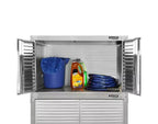 Armoire supérieure empilable en acier, 30" x 18" x 18,5", portes anti-traces de doigts