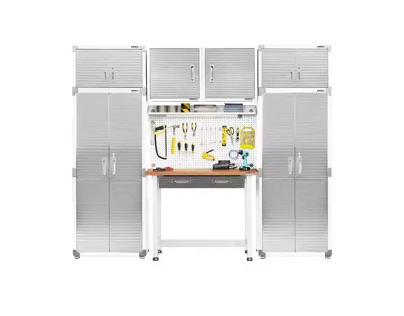 Armoire supérieure empilable en acier, 30" x 18" x 18,5", portes anti-traces de doigts