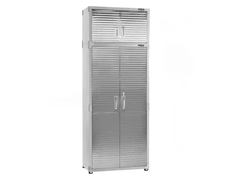 Armoire supérieure empilable en acier, 30" x 18" x 18,5", portes anti-traces de doigts
