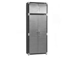Armoire supérieure empilable en acier, 30" x 18" x 18,5", portes anti-traces de doigts