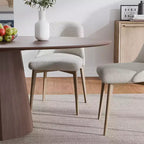 Table à manger ronde en bois massif de 67 pouces de style nordique, grande table ronde moderne et simple pour restaurant à domicile, design de luxe léger.
