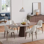 Table à manger ronde en bois massif de 67 pouces de style nordique, grande table ronde moderne et simple pour restaurant à domicile, design de luxe léger.