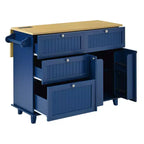 Îlot de cuisine de style campagnard avec abattant, tiroirs, prise électrique et 2 places