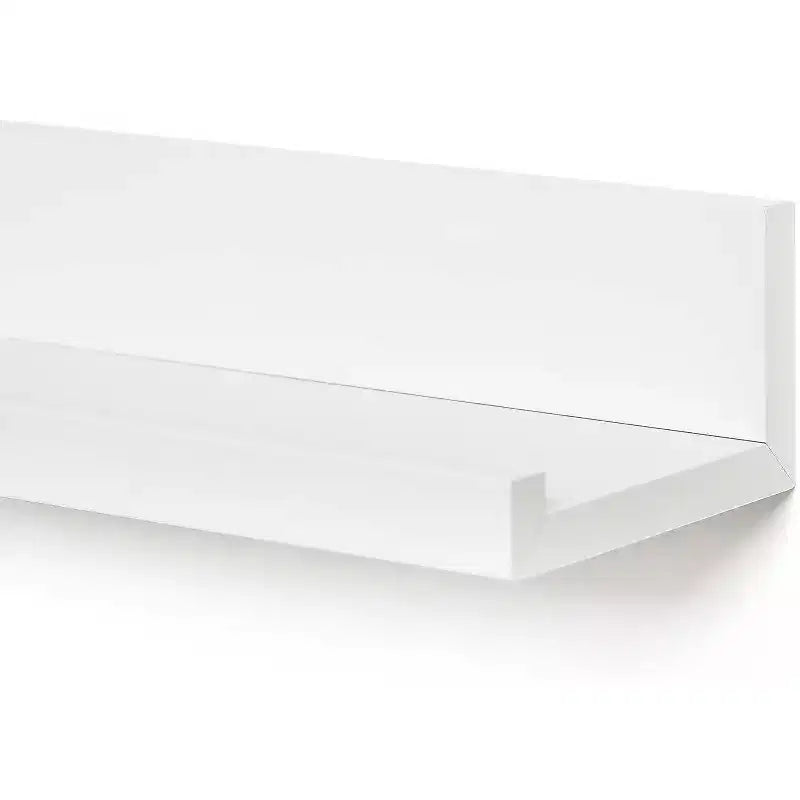 Étagère murale flottante, blanc, bois composite, 61 cm