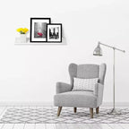 Étagère murale flottante, blanc, bois composite, 61 cm
