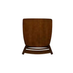 Tabouret de bar hauteur comptoir, bois d'hévéa noyer, dossier à lattes, hauteur d'assise 61 cm