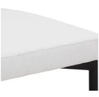 Lot de 4 tabourets de bar hauteur comptoir, revêtement en similicuir, structure en métal